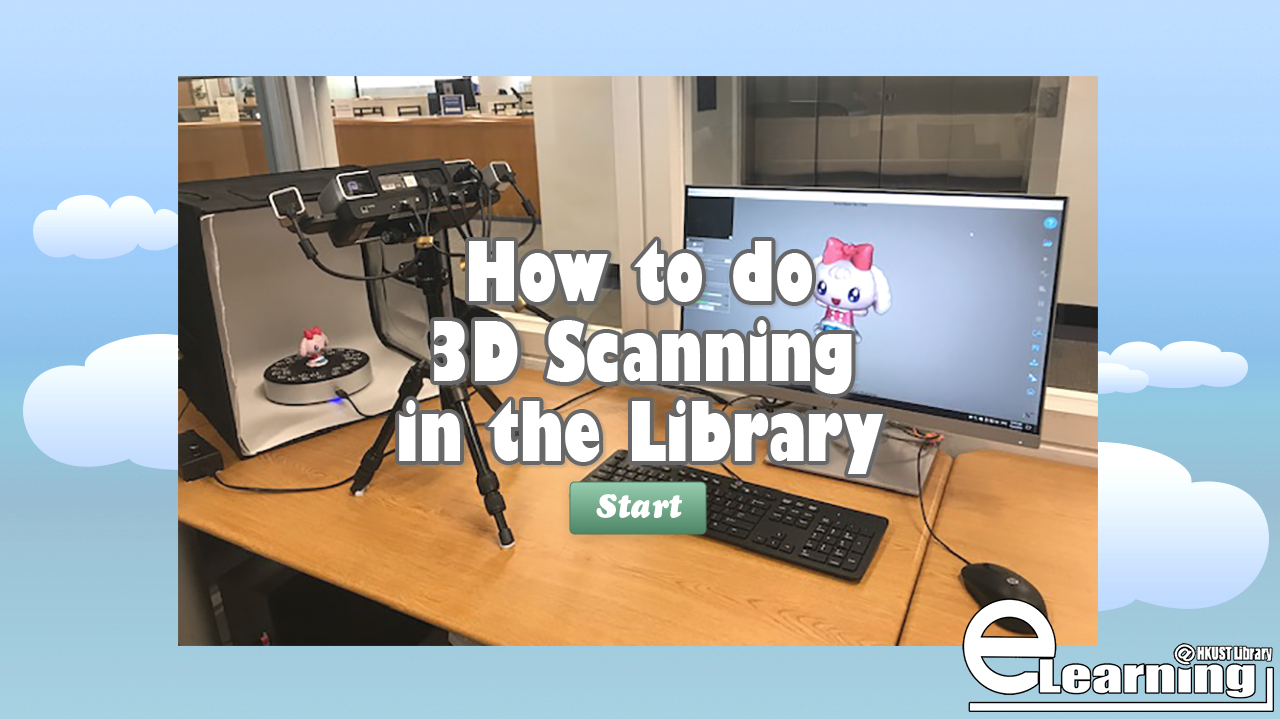 How to do 3D scanning in the Library(00:01:30)