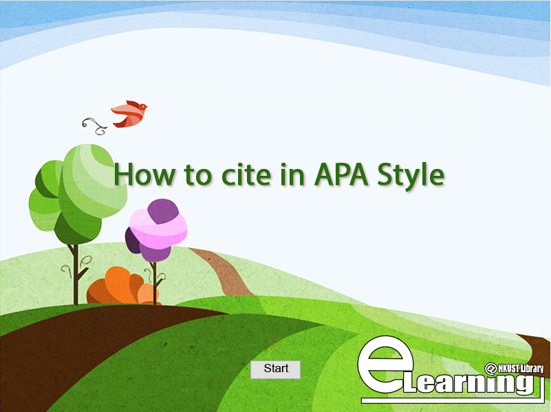 How to cite in APA Style