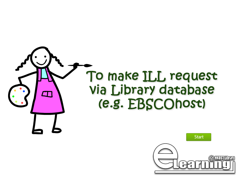To make ILL request via Library database (e.g. EBSCOhost)(00:01:48)