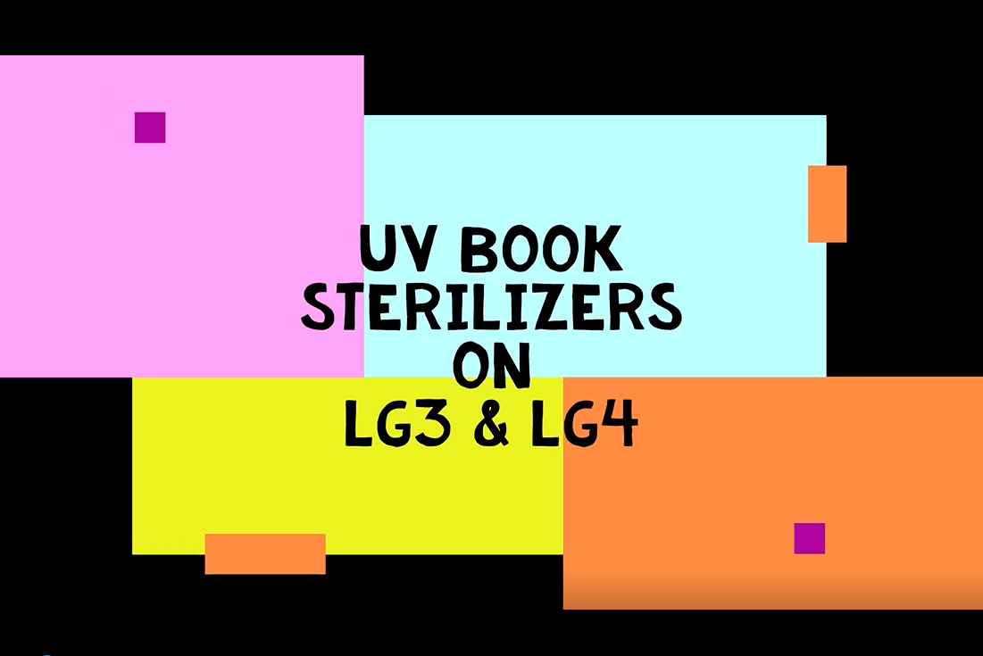 UV Book Sterilizers on LG3 & LG4(00:00:30)