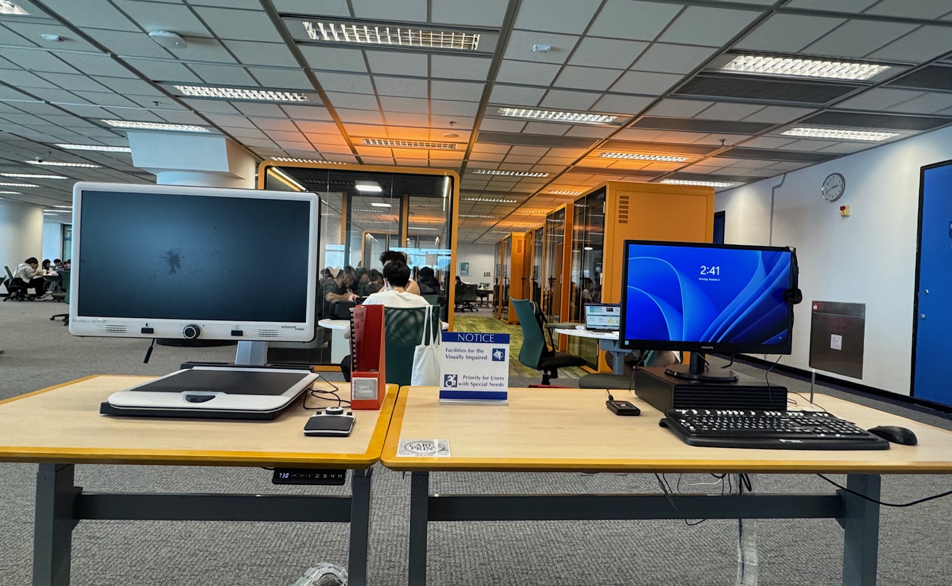Special Education Needs (SEN) Workstations - HKUST Library Floorplans